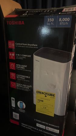 Toshiba 8000 BTU Portable Air Conditioner