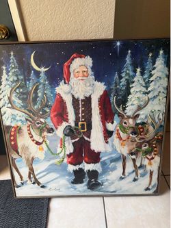 Santa painting