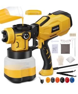 HVLP Spray Gun Paint Sprayer With Nozzles 1200w Electric