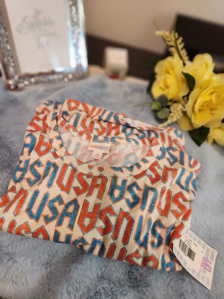 LULAROE USA MAXI DRESS NWT SIZE MEDIUM