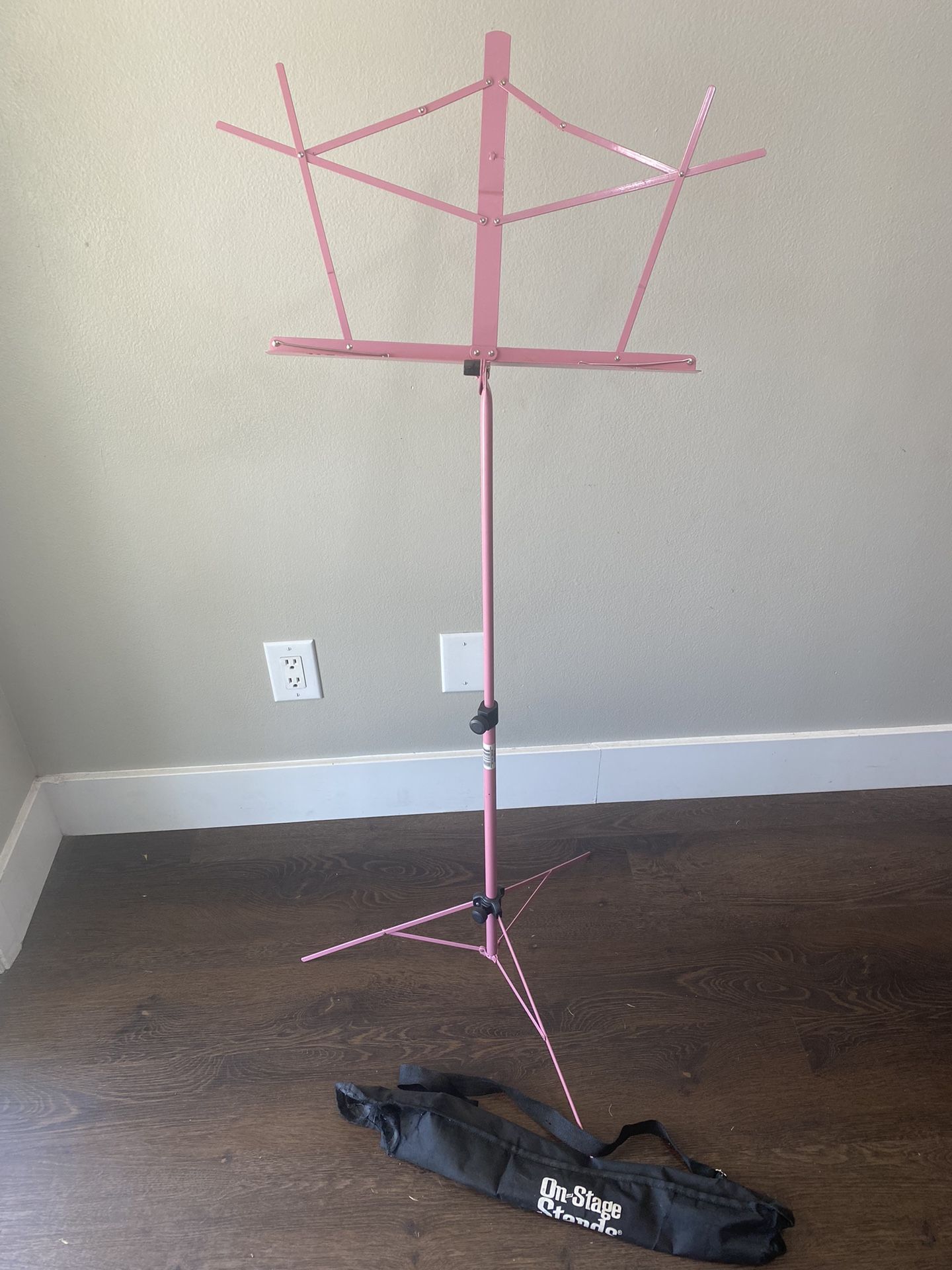 Pink Adjustable Music Stand