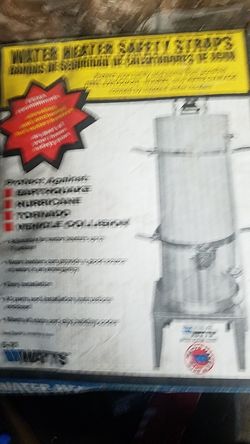 Water heater straps