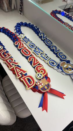 Soccer Themed Graduation Leis