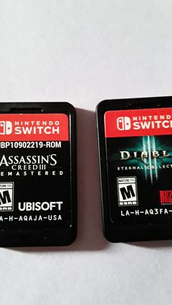 Diablo and assassins creed for Nintendo switch