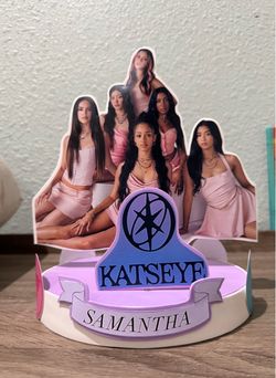 Katseye birthday party centerpieces