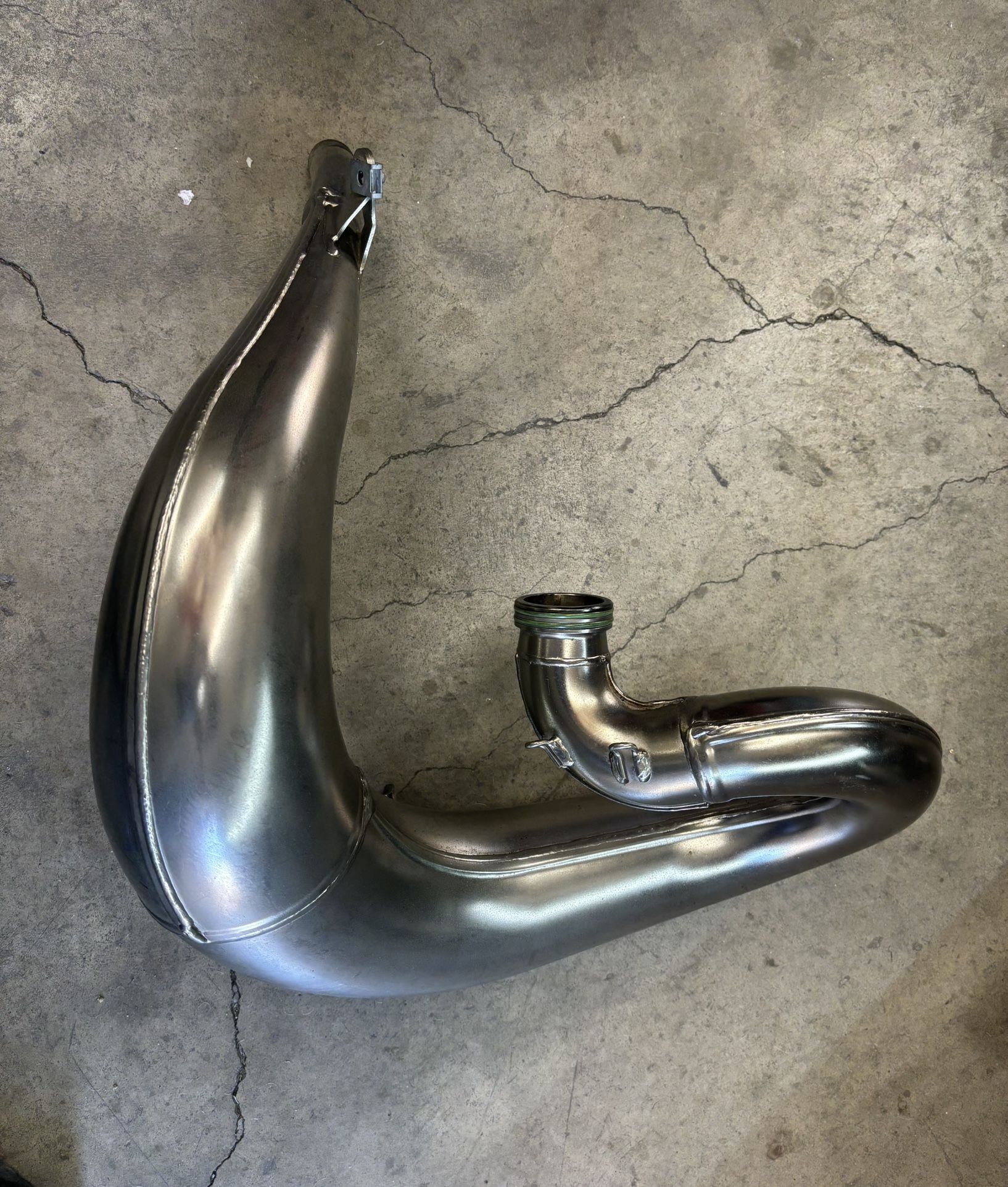 17-18 Ktm Husqvarna Exhaust Manifold Expansion Chamber Head Pipe Sx Xc Xcw 250 300