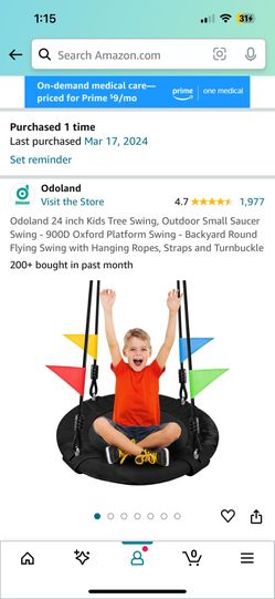24” Swing $20
