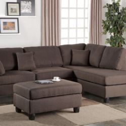 Sectional Sofa + Ottoman 