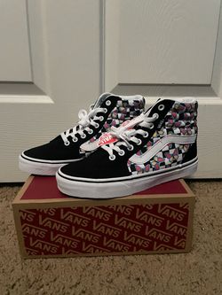 NEW Vans Filmore High Top Butterfly Checkerboard Women's  Shoes Size 7 Spring
