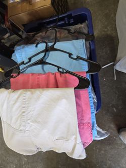 LL Bean Sunwashed Capris 'L'