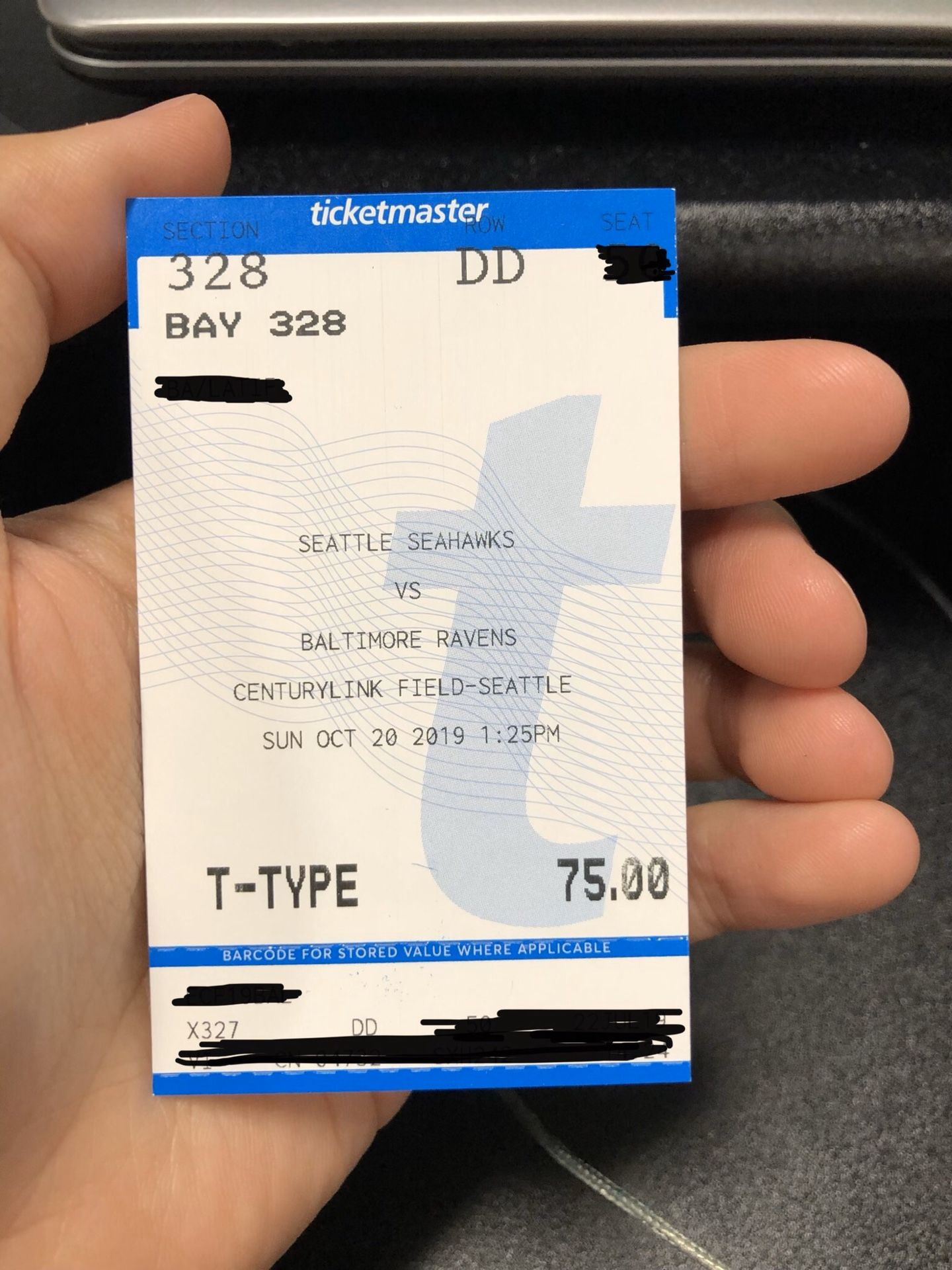Seattle Seahawks vs Baltimore Ravens tickets10/20/2019 Century Link Field