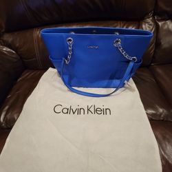 Calvin Klein Royal Blue Purse