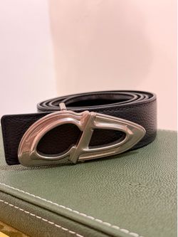 Christian Dior Reversible Belt with additional gold buckle (85 CM)