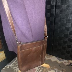 Wild West Los Angeles Brown leather Crossbody
