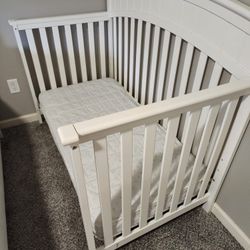 White Baby Crib 