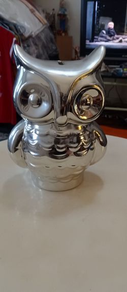 Huge Silver Plated "OWL"