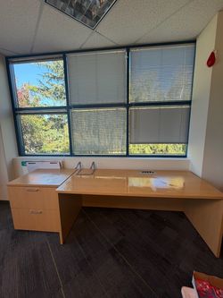 Desk + storage