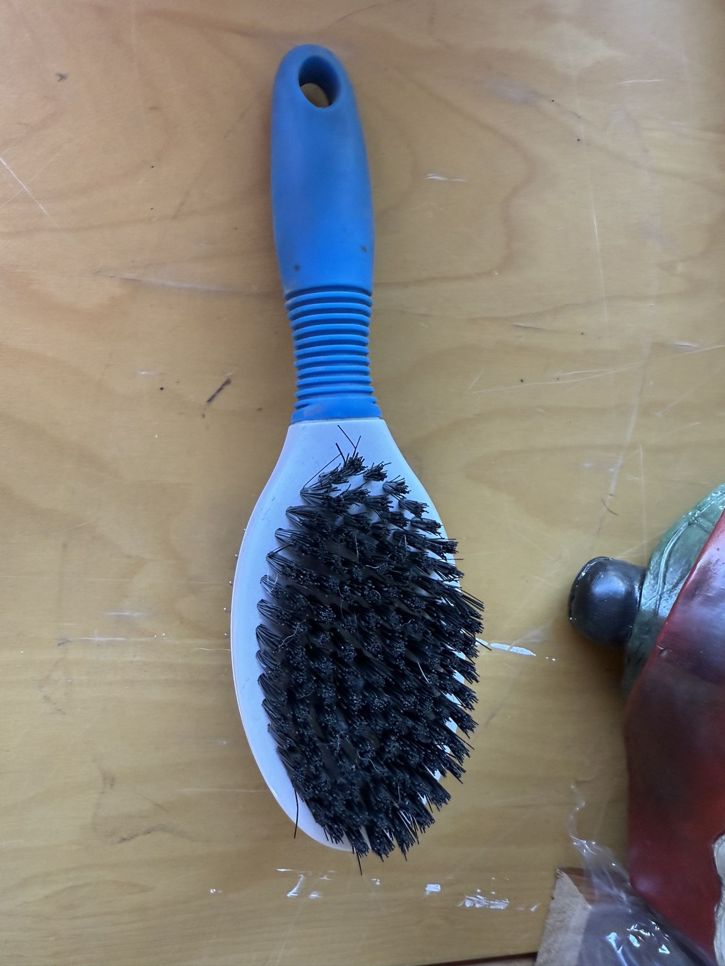 Blue Handle Hair Brush