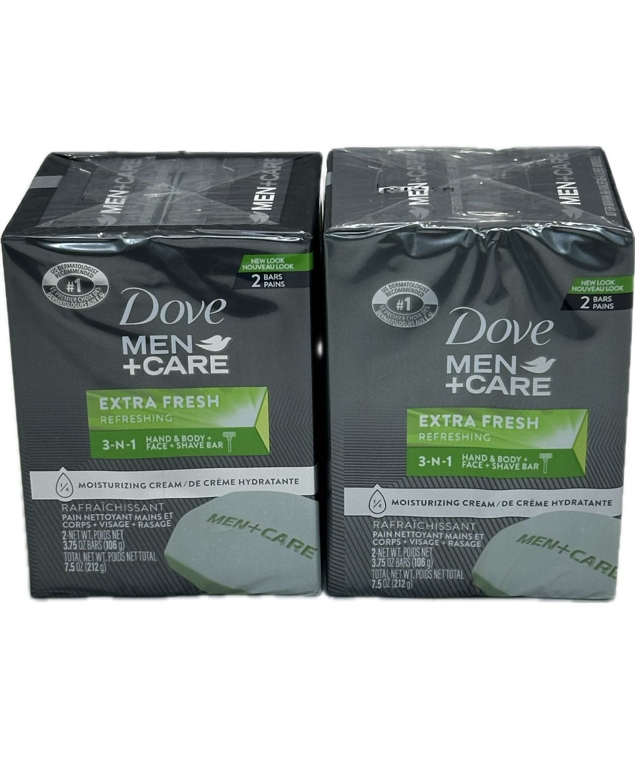 Dove Men Bar Soap 2 Packs/4 Bar Soaps