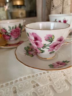 Mix Match vintage beautiful tea set