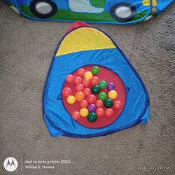 Toddlers Pop Up Tents With Accessories 