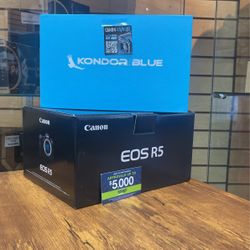 Canon R5 With Kindor Blue Camera Cage