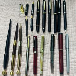 Vintage Fountain Pen & Desk Pen Collection – Koh-I-Noor, Jaguar, Manuscript, Rapidograph & More
