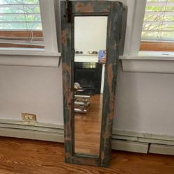 Reclaimed Wood Long Mirror