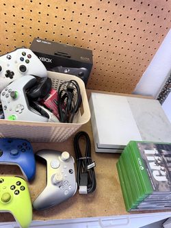 Xbox One S Console Bundle with Controllers and Games