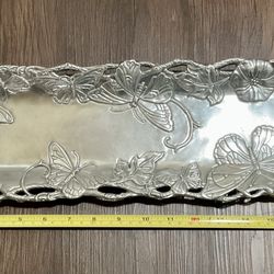 Arthur Court 2010 Aluminum Tray 18.5” X 6”