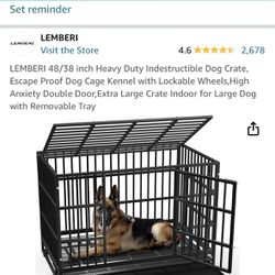Brand New Large Dog Crate Never Used 