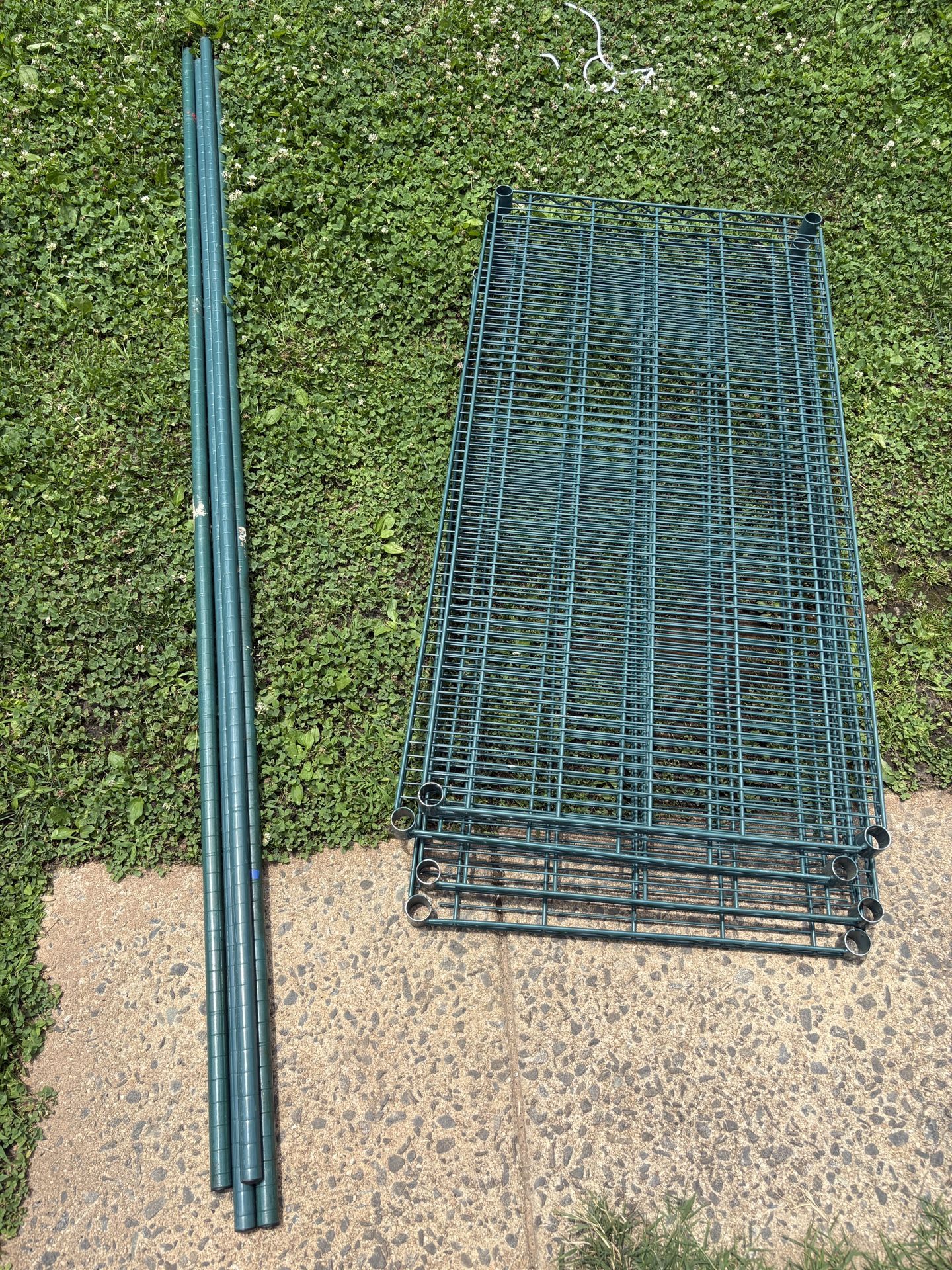 Heavy-Duty NSF Wire Shelf – 4 Tiers – 86x48x24”