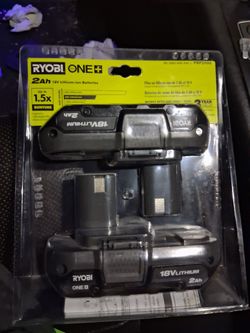 Ryoby battery 2ah two pack