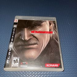 Metal Gear solid 4 for PS3