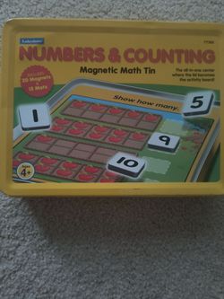 Lakeshore Numbers & Counting Magnetic Math Tin