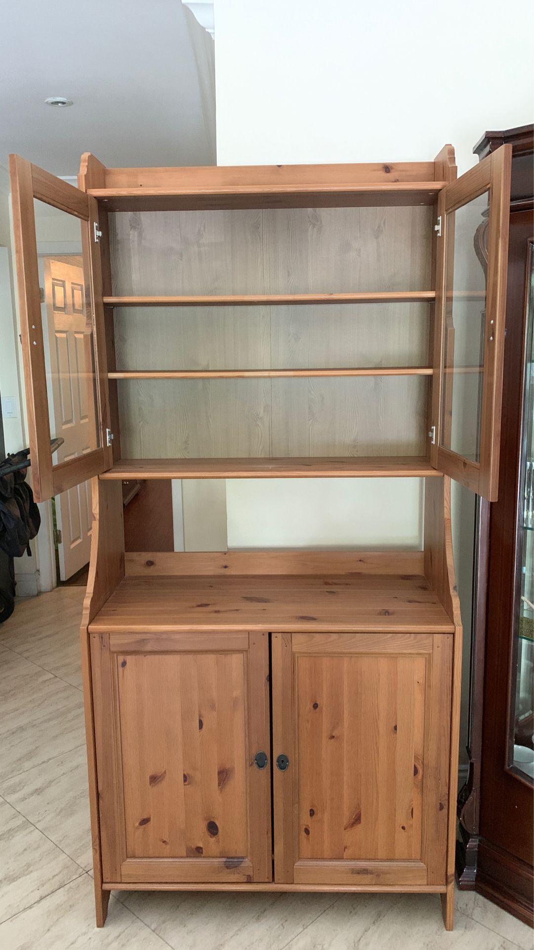 Beautiful solid wood storage unit