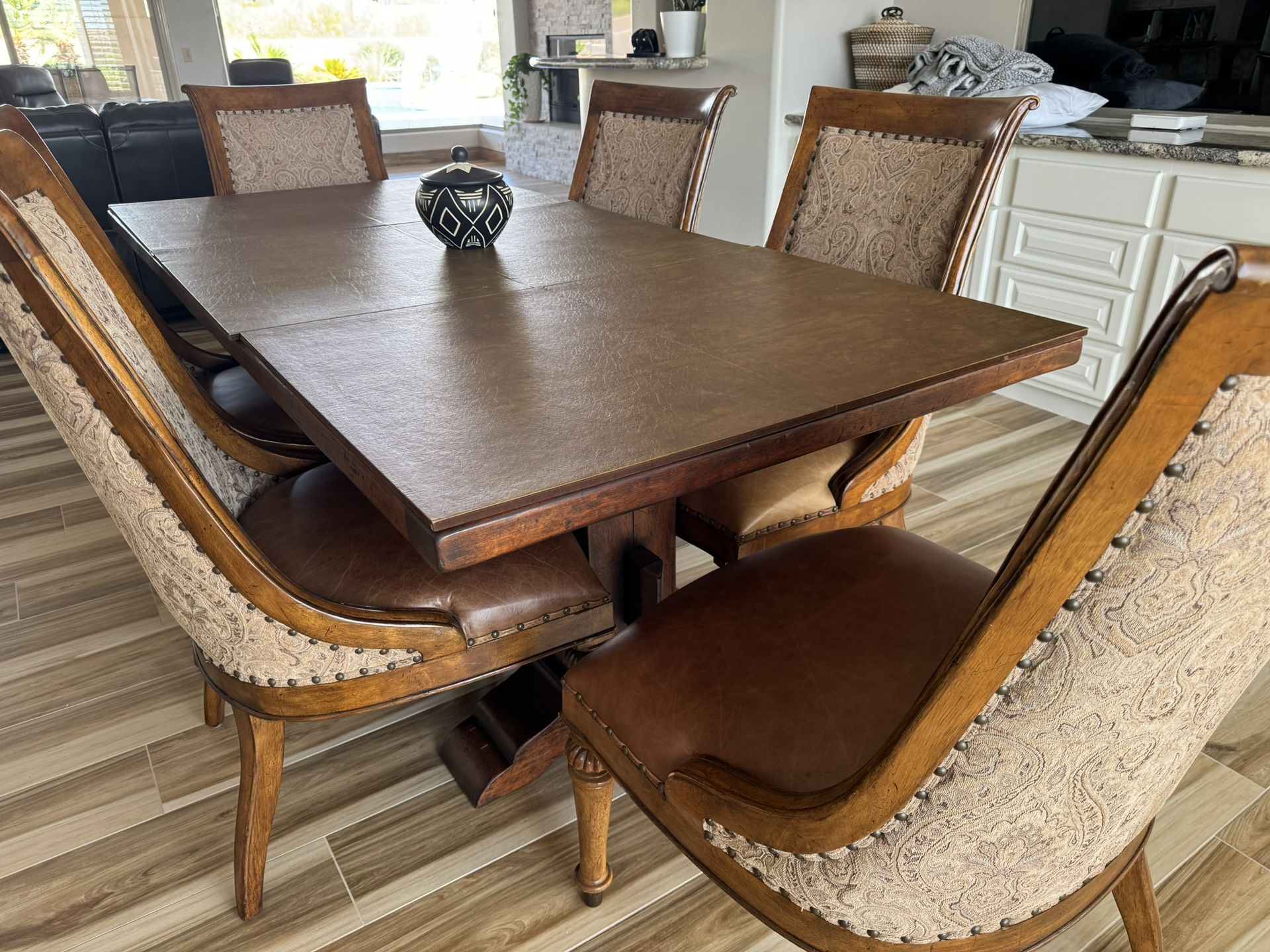 Dining Room Table And Six Chairs Custom-Made