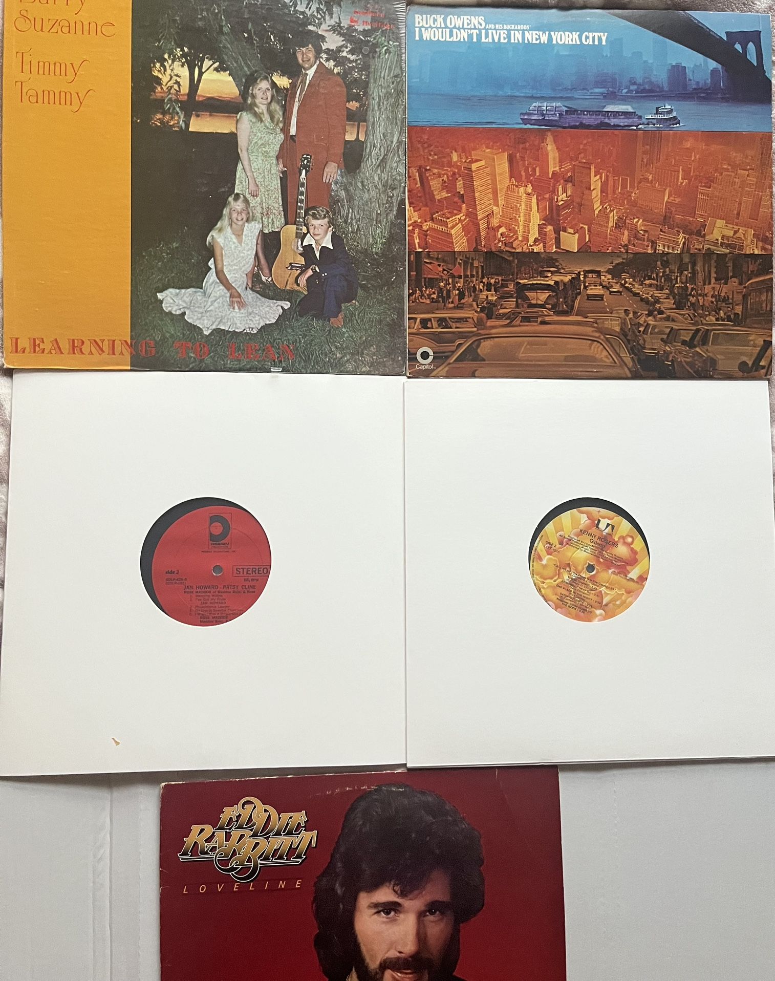 Lot Of 5 Country LP’s