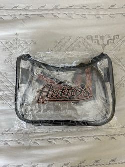 Clear Astros purse