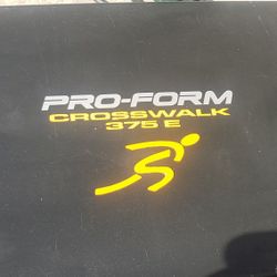 Pro Form Crosswalk 375 E Treadmill 