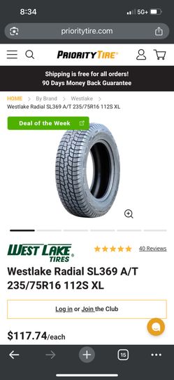 New Tires Westlake 235/75R16