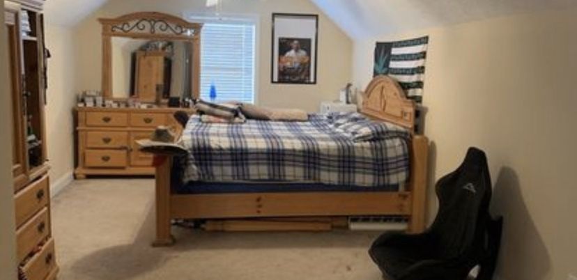 King size bed frame