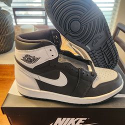 New Jordan 1 High Black White 