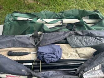 Two Large Family Tents – Coleman 8-Person Instant Tent + Bonus Tent (Sell Together or Separate)