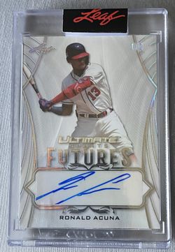 2021 Ronald Acuna Auto Ultimate Sports Futures 1/2