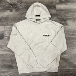 Light Oatmeal Essentials hoodie