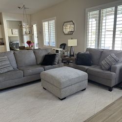 Couch and love seat set