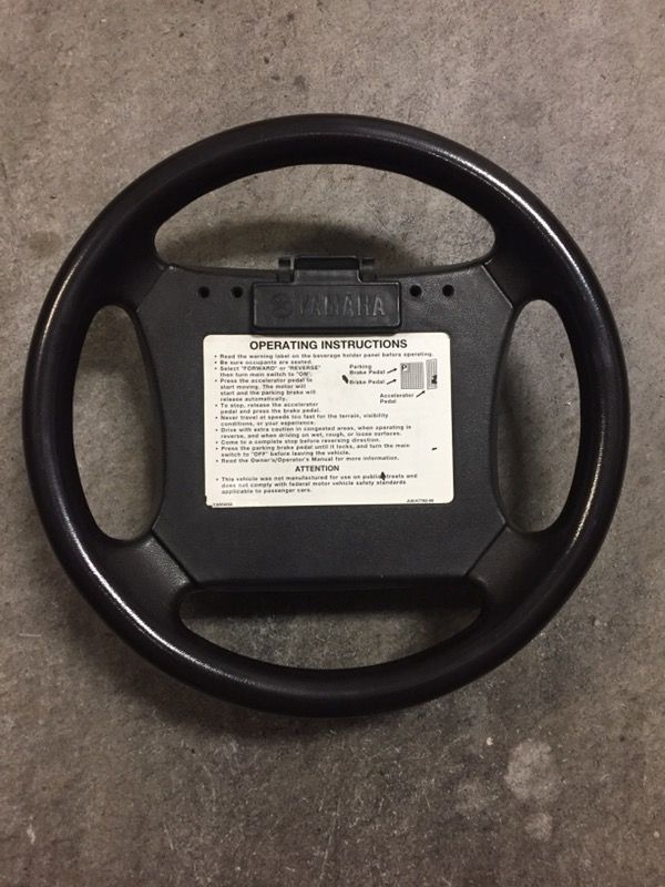 Yamaha Golf Cart Steering Wheel