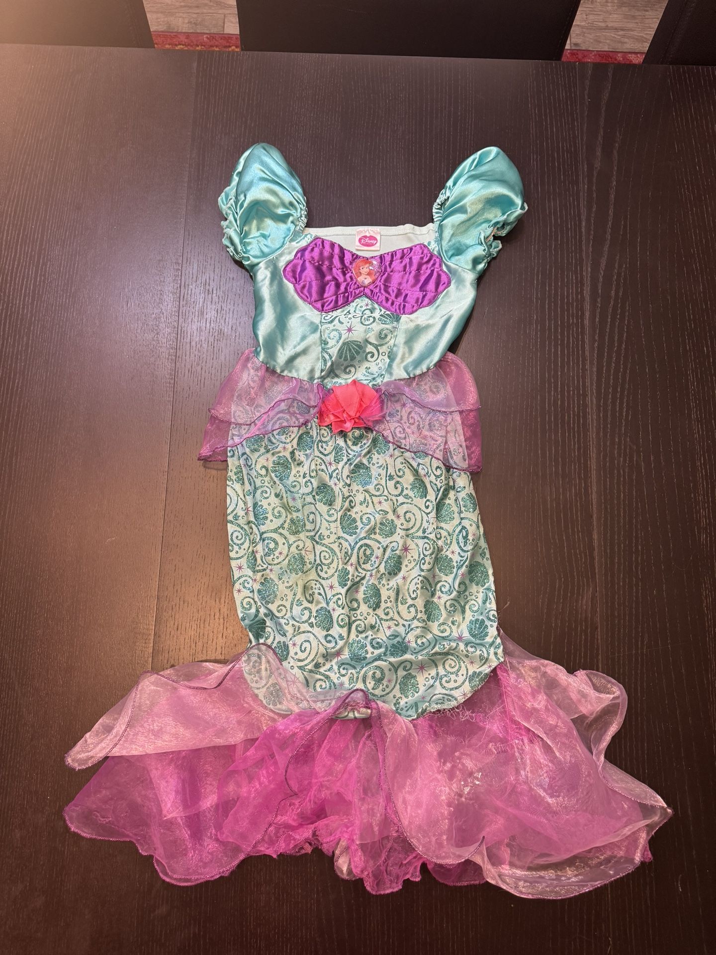 Little Mermaid Costume, Aerial Dress - Size 4/5