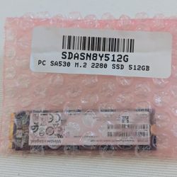 Brand new Western Digital PC SA530 512GB SSD M.2 laptop hard drive
